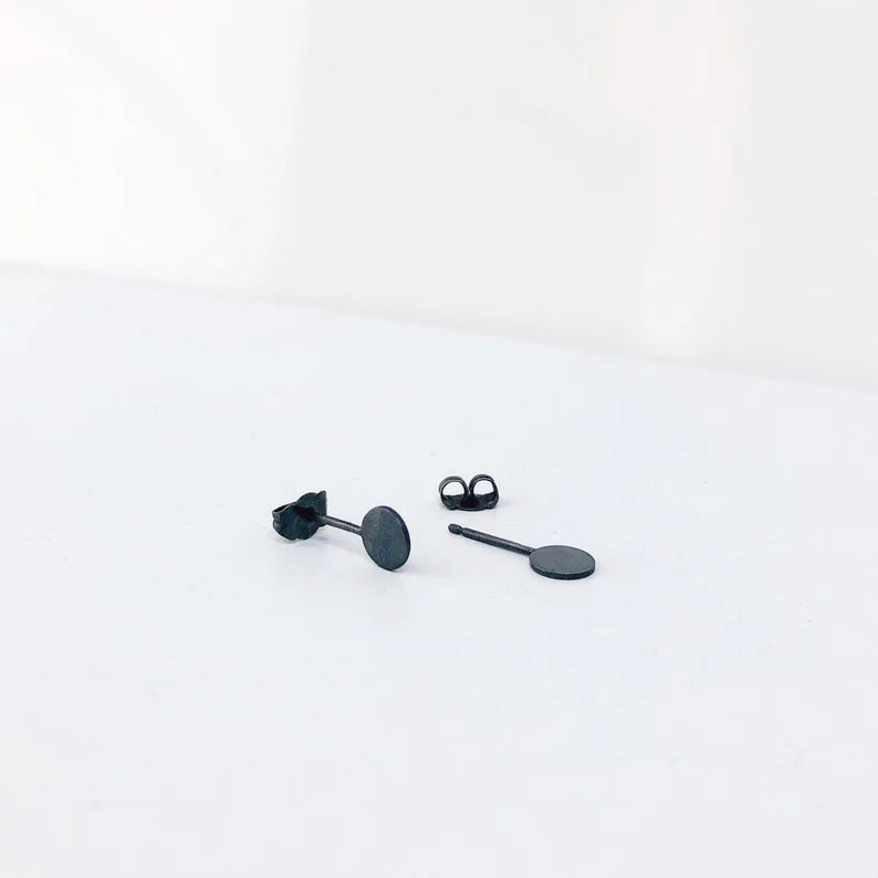 BLACK II PEARL oorbellen